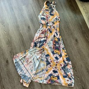 Sun Dress with back cut out and tie